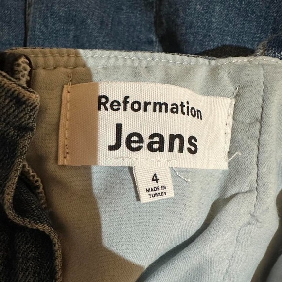 Reformation Nikki Bustier Mini Denim Dress Women’s Size 4 – Like New - Picture 9 of 9